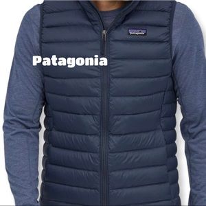 New Patagonia Mens Classic Navy Goose Down Puffer Vest XXL